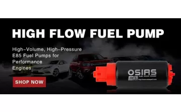 How does a high-flow fuel pump improve engine performance?