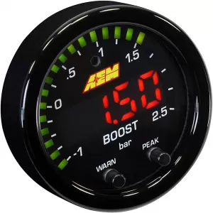 AEM X-Series Boost Pressure Gauge, AEM-30-0306