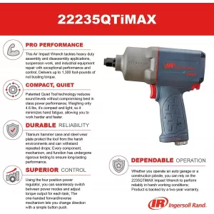Ingersoll Rand 2235QTIMAX Air Impact Wrench