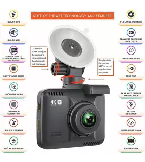Rove R2-4K Dash Cam