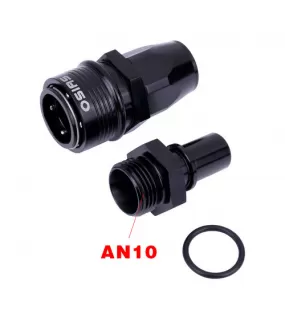 Quick Release 10AN Fitting 0° Degree