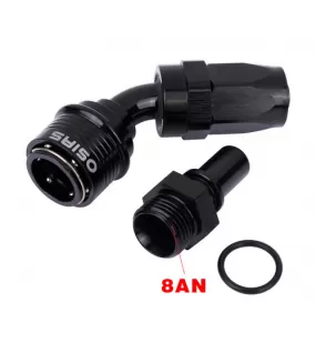 Quick Release 8AN Fittings 45° Degree
