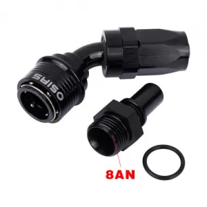 Quick Release 8AN Fittings 45° Degree