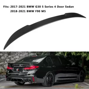 BMW G30 G38 530i 540i F90 M5 COMP STYLE CARBON FIBER TRUNK SPOILER