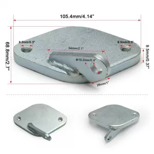 OSIAS 2006-2007 6.6L Duramax LBZ EGR Delete Kit 