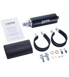 OSIAS External Inline Fuel Pump Replace Walbro/TI F30000271 30LPH 60PSI