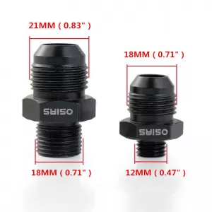 OSIAS AN To Metric Adapter Fittings (All Sizes + Colors)