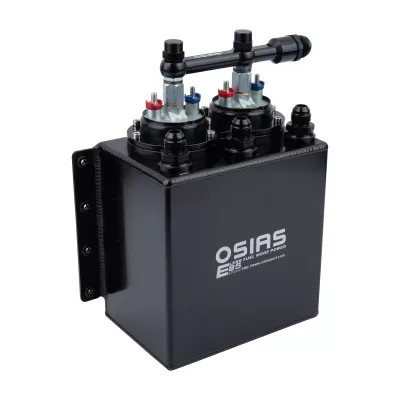 OSIAS Dual 044 Fuel Pump Surge Tank Black Kit