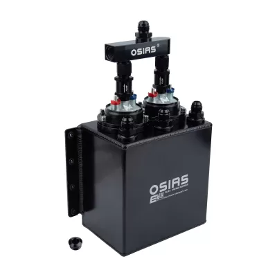 OSIAS Dual 044 Fuel Pump Surge Tank Black Kit