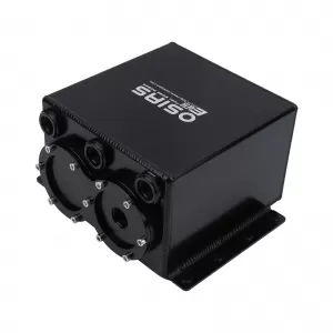 OSIAS Dual 044 Fuel Pump Surge Tank Black Kit