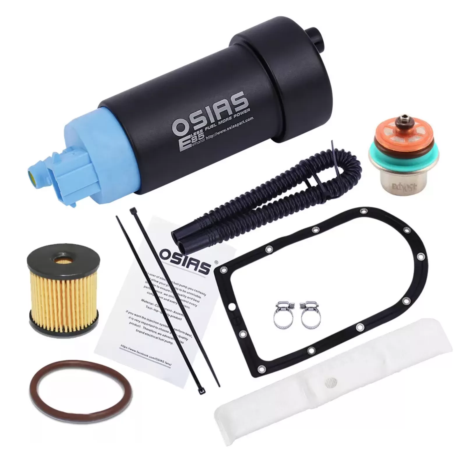 OSIAS Motorcycle Fuel Pump Fit Harley Davidson Dyna Fuel Pump+Filter Kit 61016-04B
