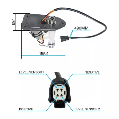 OSIAS Harley Davidson Sportster XL1200 XL883 Fuel Pump Assembly