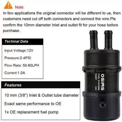 OSIAS Fuel Pump For Honda Shadow 1100 VT1100 VT1100C VT1100C2 VT1100C3 VT1100T