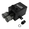 OSIAS 2.0L Oil Breather Aluminium Catch Tank Can + filter + drain universal