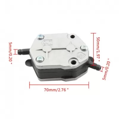OSIAS Fuel Pump for Yamaha 25-85HP Mercury Tohatsu Suzuki Outboard Motor