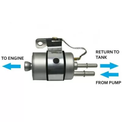 OSIAS Fuel Pressure Regulator/ Filter LS1/LS6 Fit 99-04 Chevrolet C5 Corvette, Replaces WIX 33737