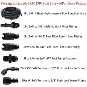 OSIAS LS Engine swap fuel line kit