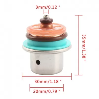 OSIAS Fuel Pressure Regulator for Harley-Davidson 55-62psi OEM EFI Replaces #61015-04A