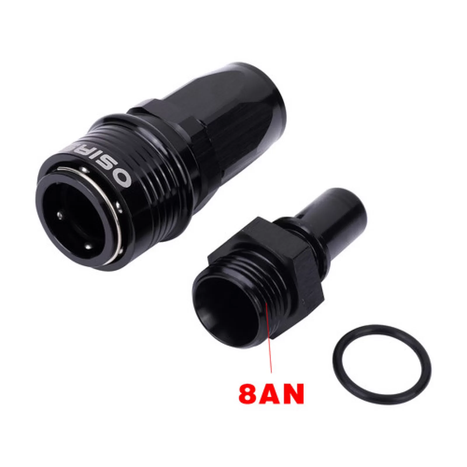 Quick Connector Fittings AN8 8AN 0° Degree Quick Connector Fittings AN8 8AN 0° Degree