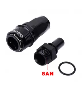 Quick Connector Fittings AN8 8AN 0° Degree