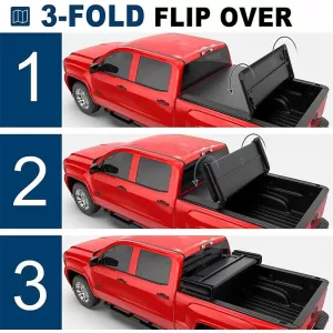 OSIAS Jeep Gladiator Tri Fold Tonneau Cover