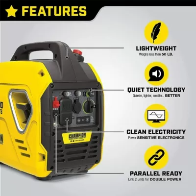 Champion Power Equipment 100692 2000-Watt Portable Inverter Generator,Ultralight