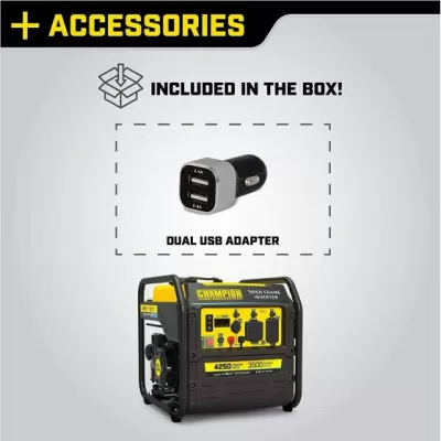 Champion Power Equipment 200954 4250-Watt Open Frame Inverter Generator