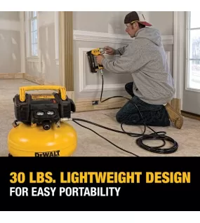 DEWALT Pancake Air Compressor, 6 Gallon, 165 PSI (DWFP55126)