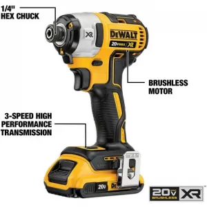 DEWALT 20V MAX XR Li-Ion Hammer Drill &amp; Impact Driver Combo Kit DCK299P2