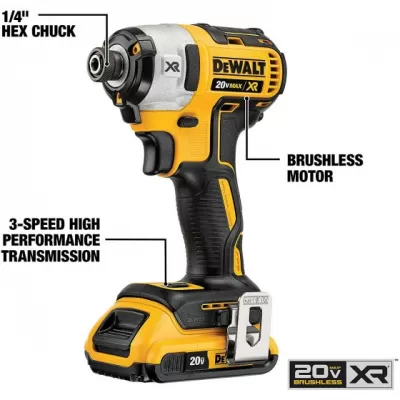 DEWALT 20V MAX XR Li-Ion Hammer Drill & Impact Driver Combo Kit DCK299P2