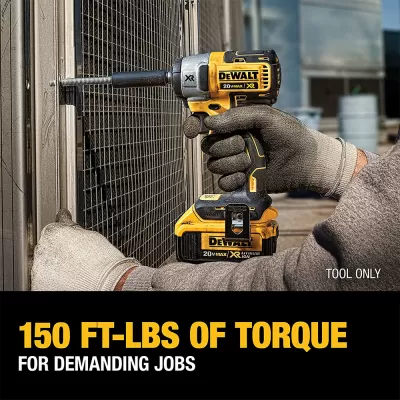 DEWALT 20V MAX XR Cordless Impact Wrench with Hog Ring, 3/8-Inch, Tool Only (DCF890B) 