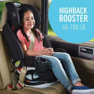 Graco Grows4Me 4 in 1 Car Seat, Infant to Toddler Car Seat with 4 Modes, Vega