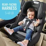 Graco Grows4Me 4 in 1 Car Seat, Infant to Toddler Car Seat with 4 Modes, Vega