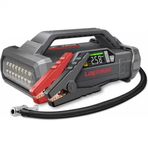 Lokithor JA301 2000A Lithium Jump Starter with 150PSI Air Compressor