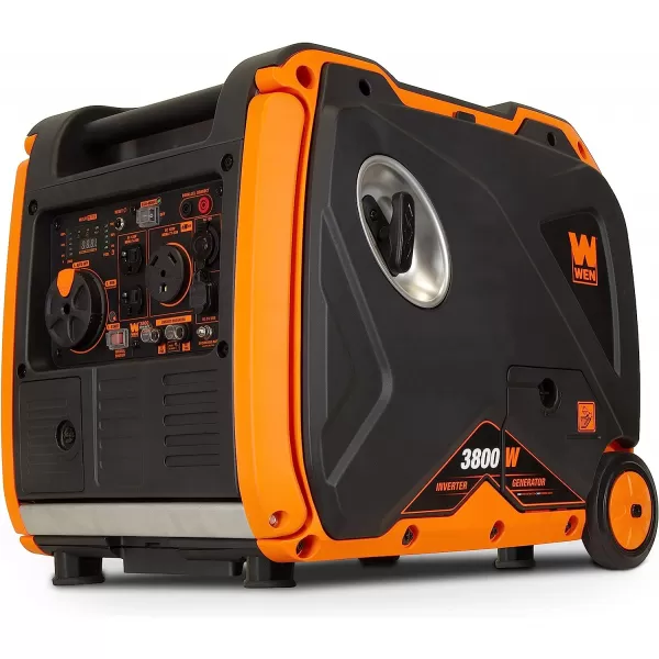 WEN 56380i RV-Ready Portable Inverter Generator with Fuel Shut-Off and Electric Start
