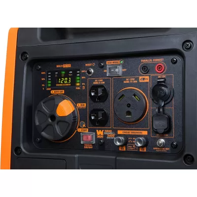 WEN 56380i RV-Ready Portable Inverter Generator with Fuel Shut-Off and Electric Start
