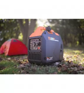 WEN 56203i Super Quiet 2000-Watt Portable Inverter Generator w/Fuel Shut Off