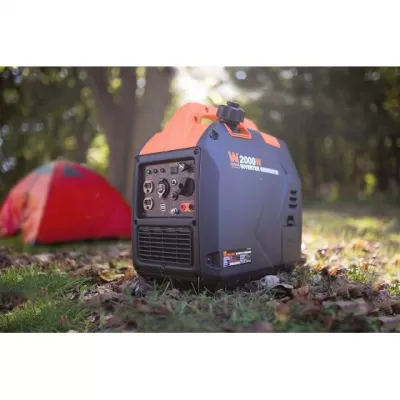 WEN 56203i Super Quiet 2000-Watt Portable Inverter Generator w/Fuel Shut Off