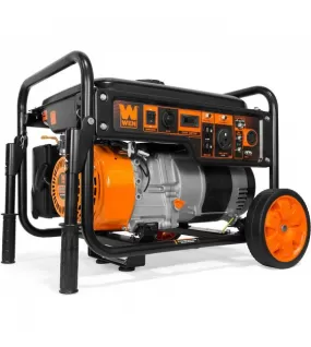 WEN GN6000 6000-Watt RV-Ready Portable Generator with Wheel Kit, CARB Compliant