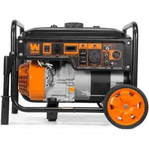 WEN GN6000 6000-Watt RV-Ready Portable Generator with Wheel Kit, CARB Compliant