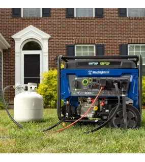 Westinghouse WGen9500DF 12,500-W Portable Dual Fuel Generator with Remote Start