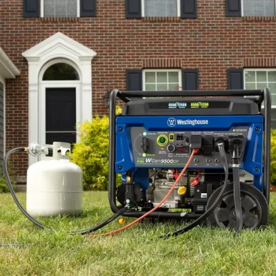 Westinghouse WGen9500DF 12,500-W Portable Dual Fuel Generator with Remote Start