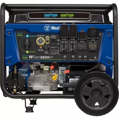 Westinghouse WGen9500DF 12,500-W Portable Dual Fuel Generator with Remote Start