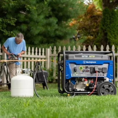 Westinghouse WGen9500DF 12,500-W Portable Dual Fuel Generator with Remote Start