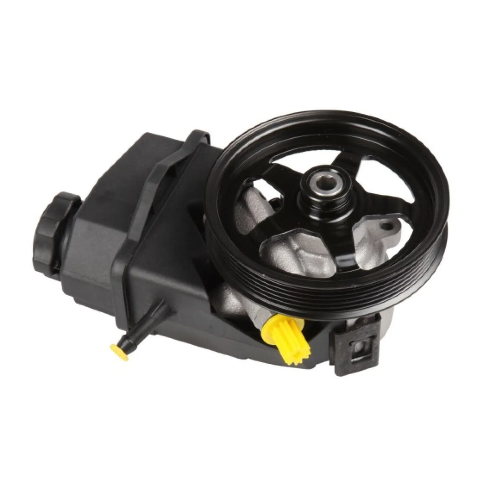 thumbnail interactive-video image 1 of Power Steering Pump With Pulley & Reservoir – Fits Chevrolet Impala & Monte Carlo – BUYMACHINERYPARTS 1 of 3