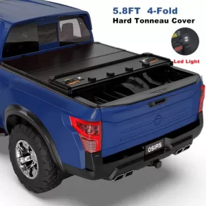 OSIAS Hard Quad-Fold Silverado Tonneau Cover For 2019-2022