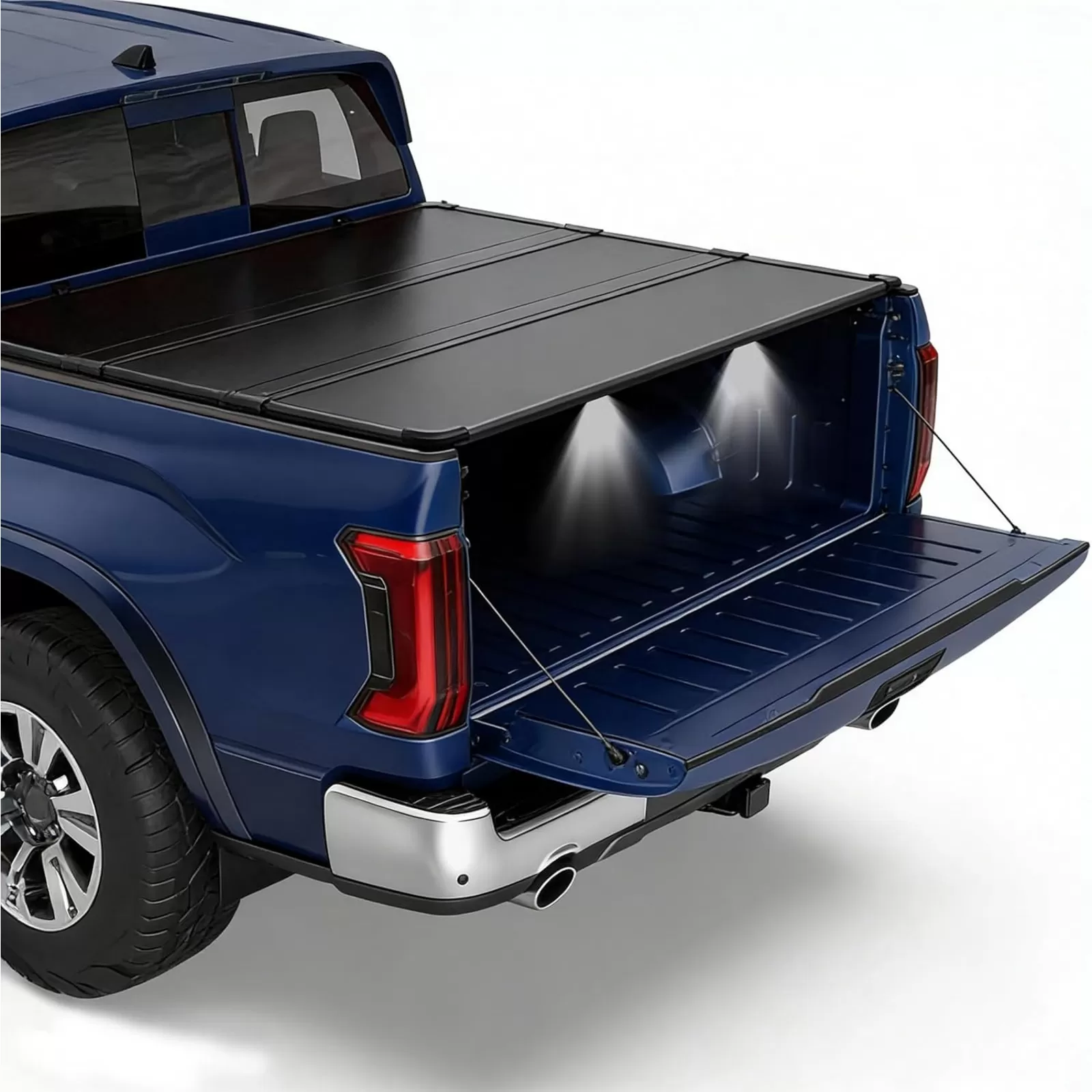 OSIAS Tri-Fold Tonneau Cover Truck Bed For Toyota Tacoma Waterproof