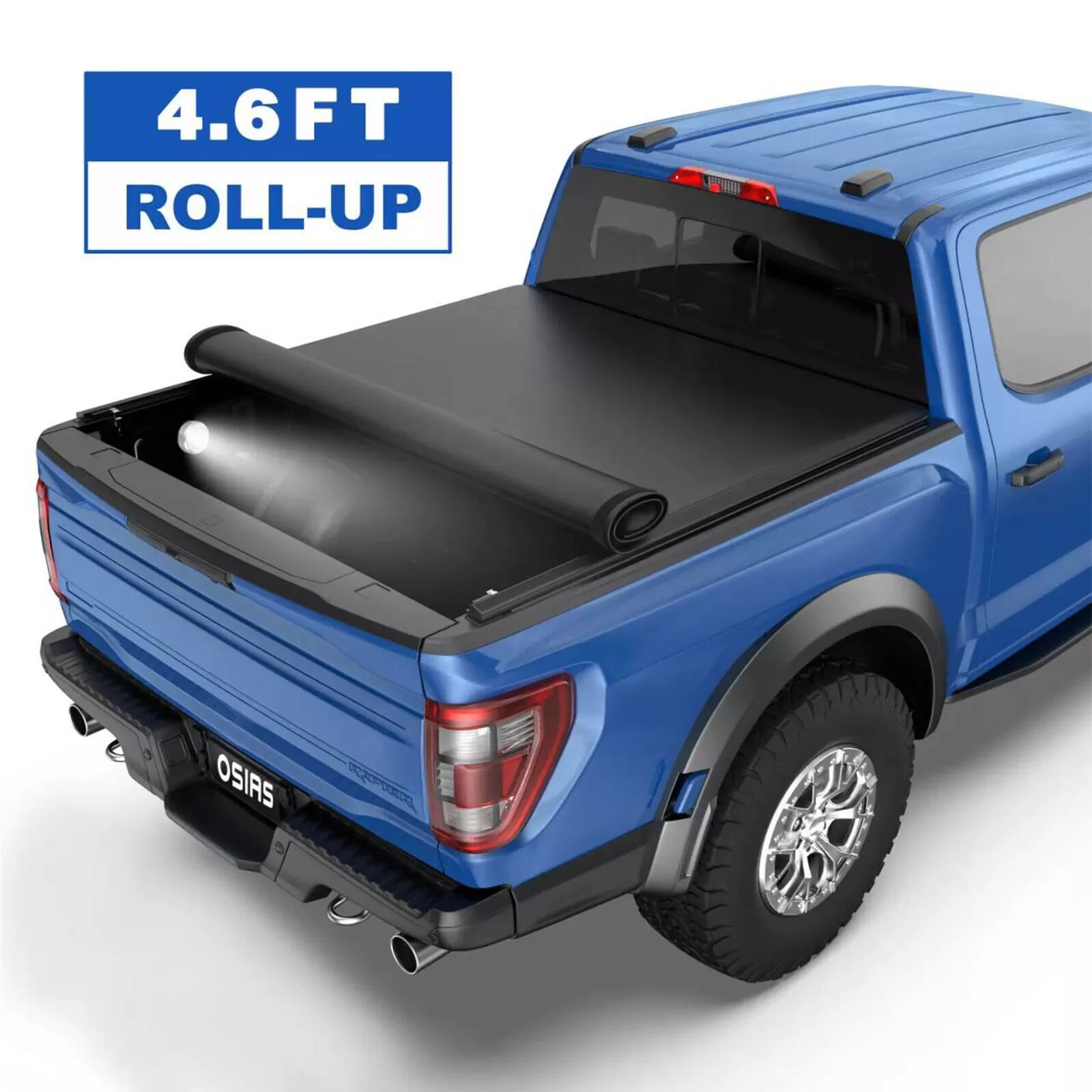 OSIAS Ford Maverick Roll Up Tonneau Cover With Led light