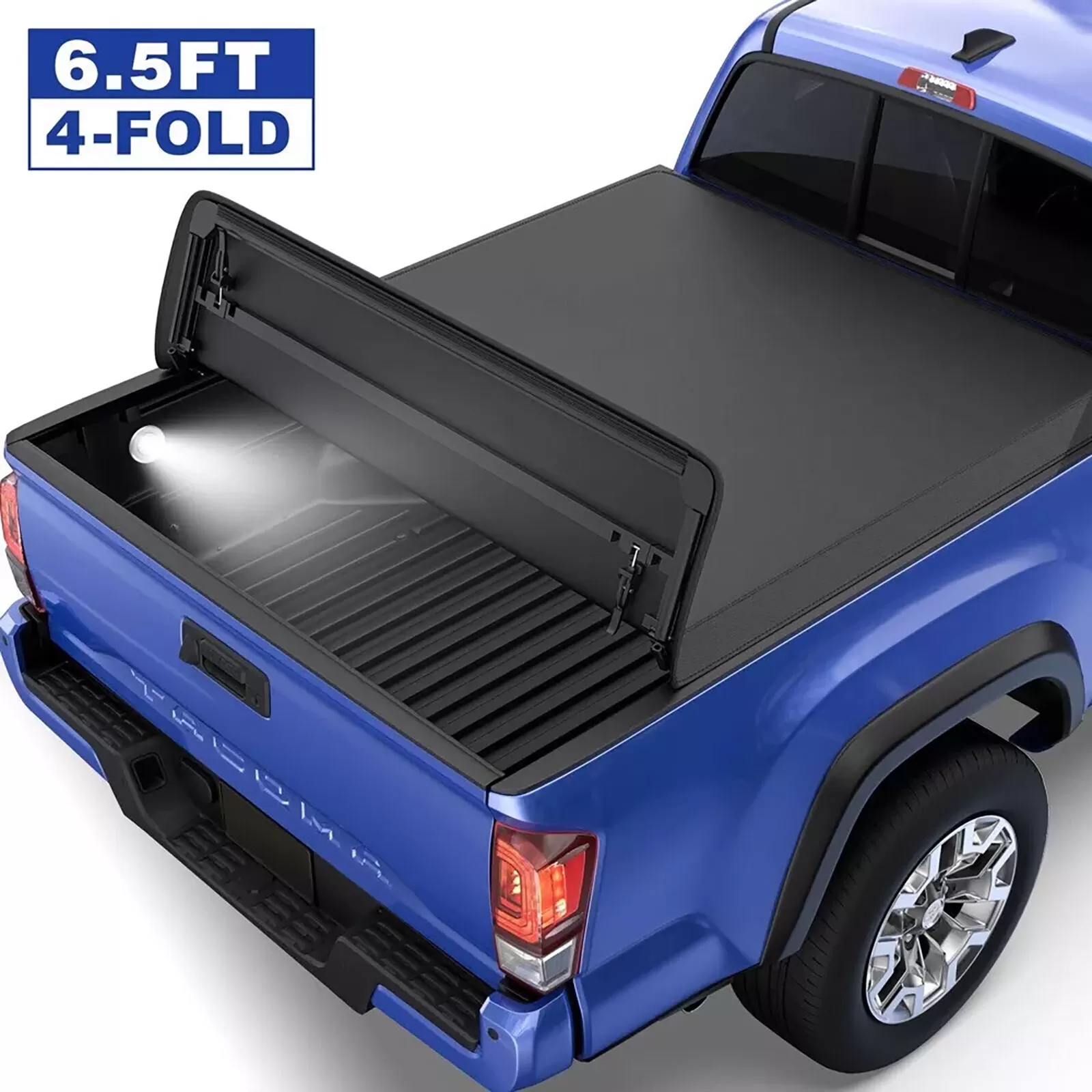 OSIAS Soft 4-FOLD 6.5FT Truck Bed Tonneau Cover for 1988-2007 Silverado GMC Pickup