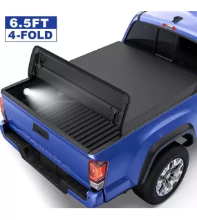 OSIAS Soft 4-FOLD 6.5FT Truck Bed Tonneau Cover for 1988-2007 Silverado GMC Pickup